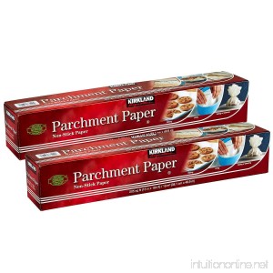 Kirkland Signature Parchment Paper 2-pack Great For: Baking Lining Boiling Sushi Rolling Oven Cooking Food Preparation - B01ACK6AC4